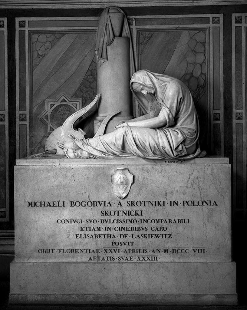 Musa piangente (monumento funebre) di Ricci Stefano (sec. XIX)