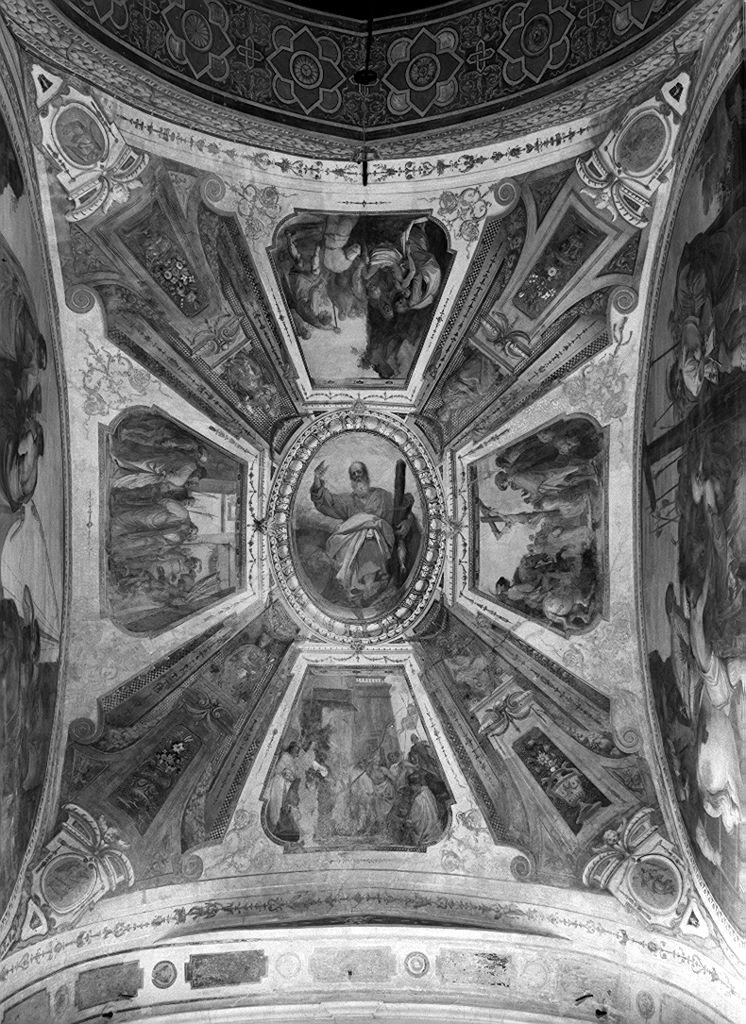Sant'Andrea e episodi del suo martirio (dipinto, complesso decorativo) di Mannozzi Giovanni detto Giovanni da San Giovanni (sec. XVII)