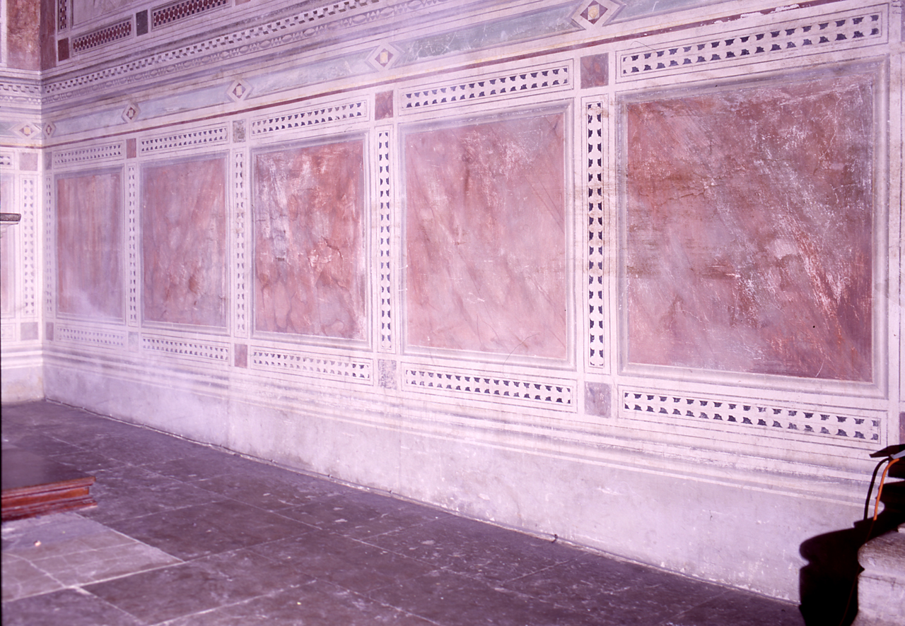 motivi decorativi (decorazione pittorica) di Maso di Banco (sec. XIV)