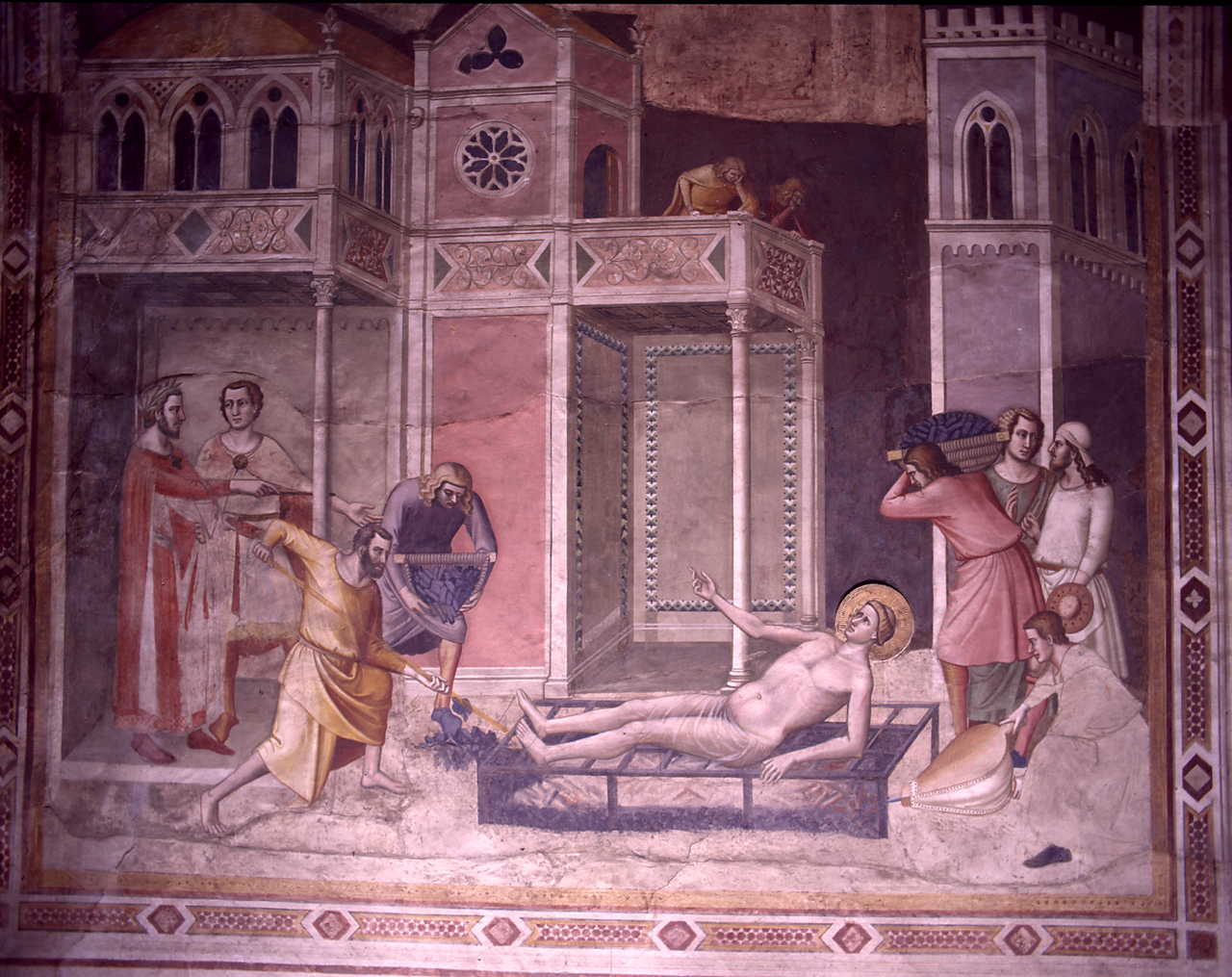 martirio di San Lorenzo (dipinto) di Daddi Bernardo (sec. XIV)
