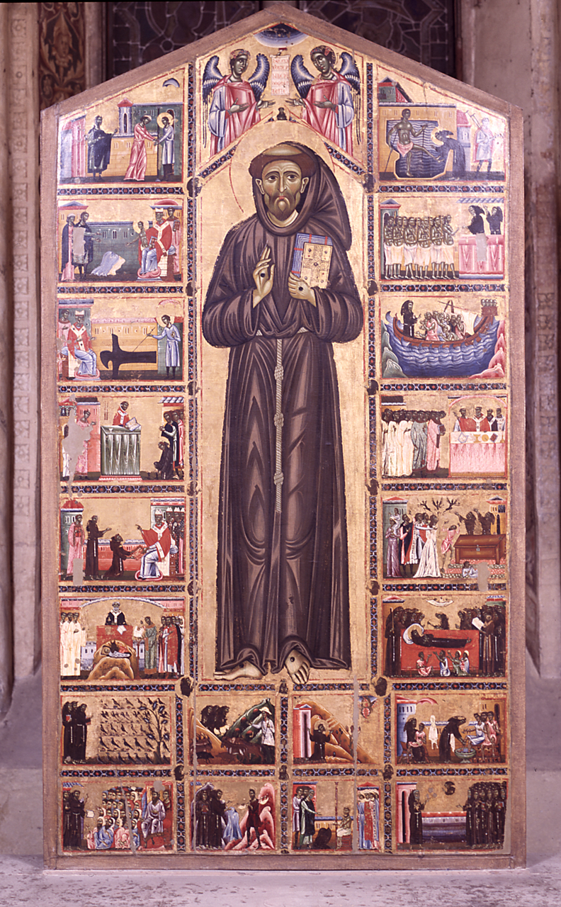 episodi della vita di San Francesco d'Assisi (dipinto) di Maestro del San Francesco Bardi (sec. XIII)