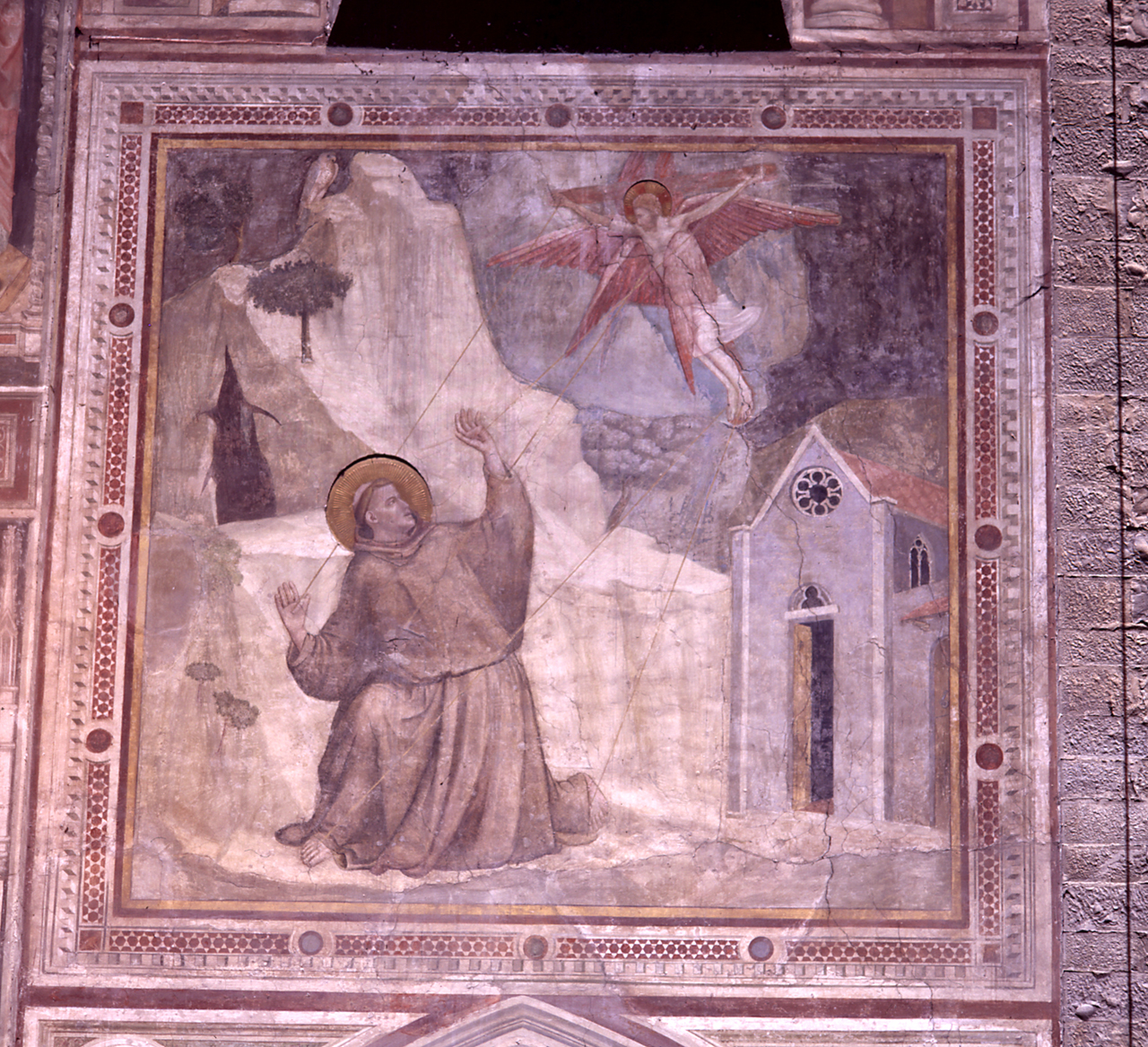 San Francesco d'Assisi riceve le stimmate (dipinto) di Giotto (sec. XIV)