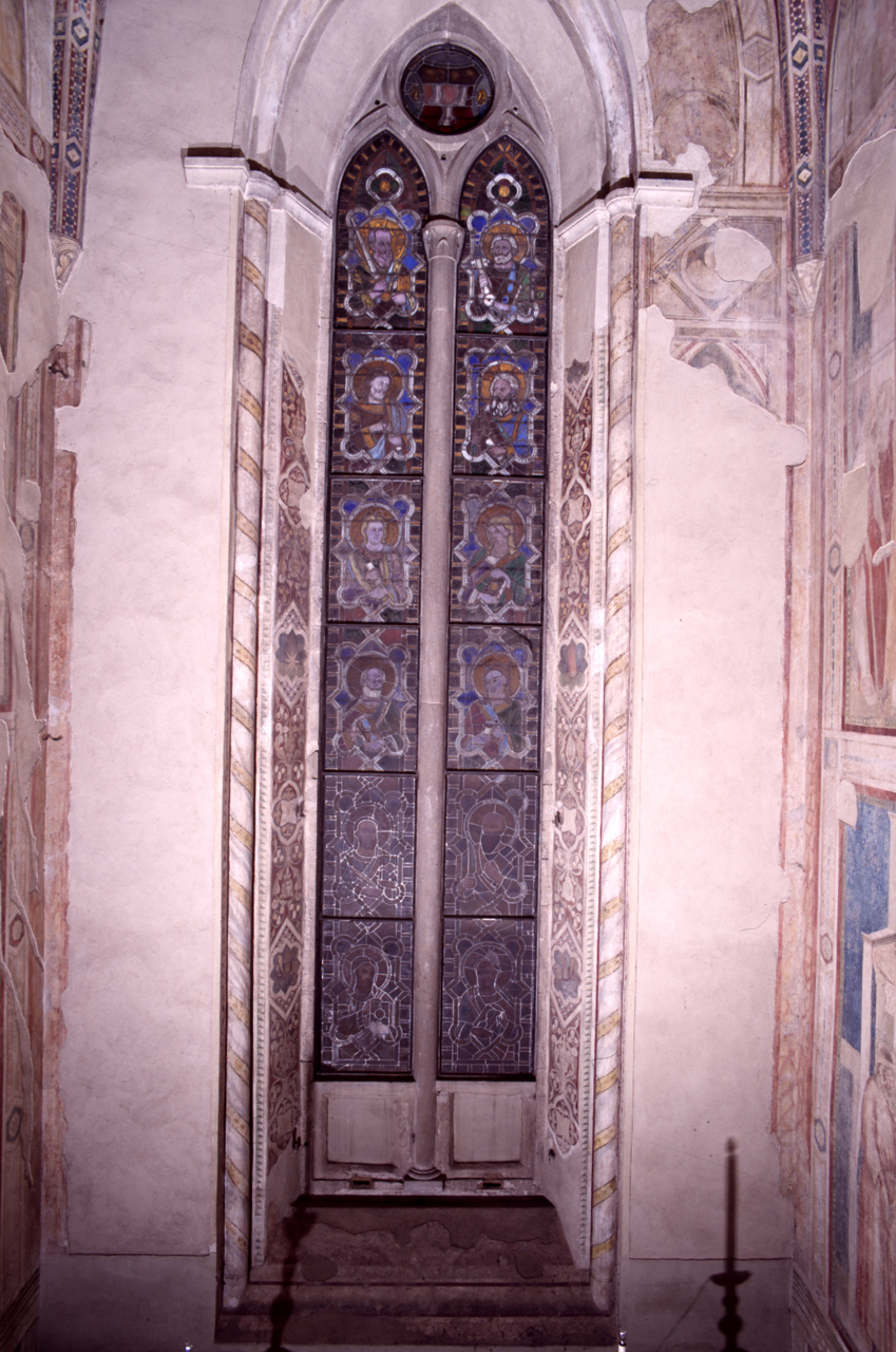 figure allegoriche, motivo decorativo (dipinto) di Giotto (e aiuti) (sec. XIV)