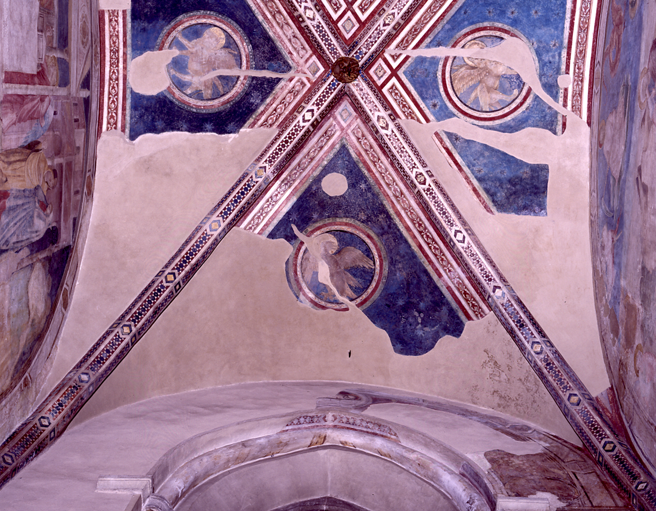 simbolo di San Giovanni Evangelista: aquila (dipinto) di Giotto (sec. XIV)