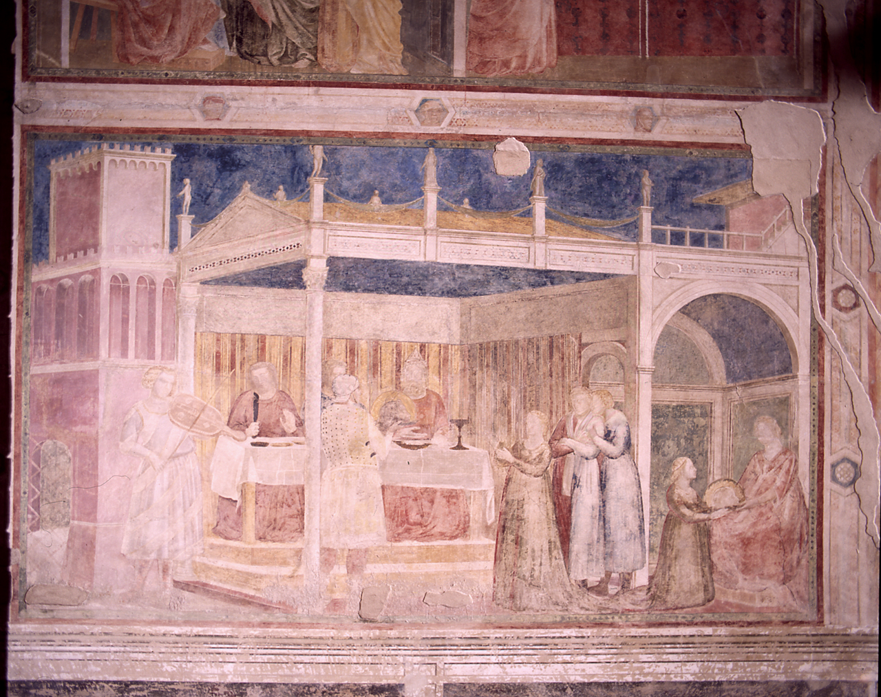 banchetto di Erode (dipinto) di Giotto (sec. XIV)
