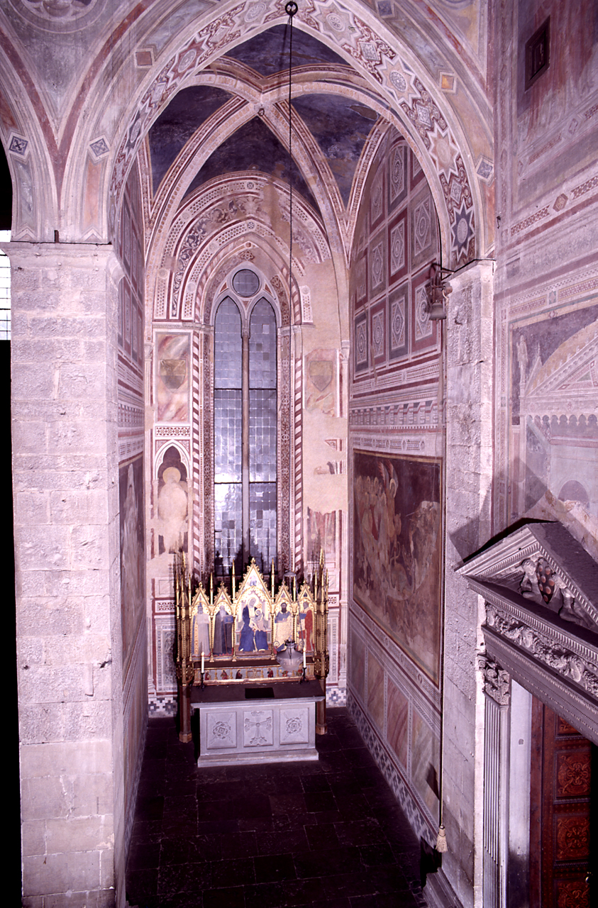 storie di San Michele arcangelo e Santi (dipinto, ciclo) di Maestro della Cappella Velluti (sec. XIV)