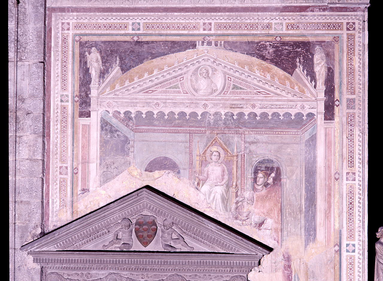 disputa di Gesù con i dottori nel tempio (dipinto) di Gaddi Taddeo (e aiuti) (sec. XIV)
