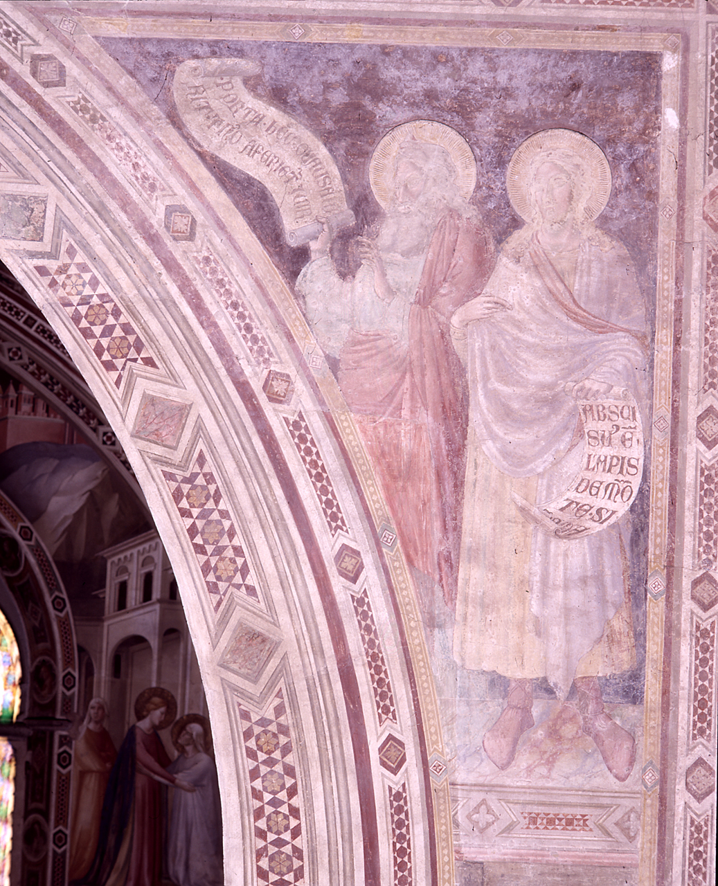 Ezechiele, Daniele (dipinto) di Gaddi Taddeo (e aiuti) (sec. XIV)