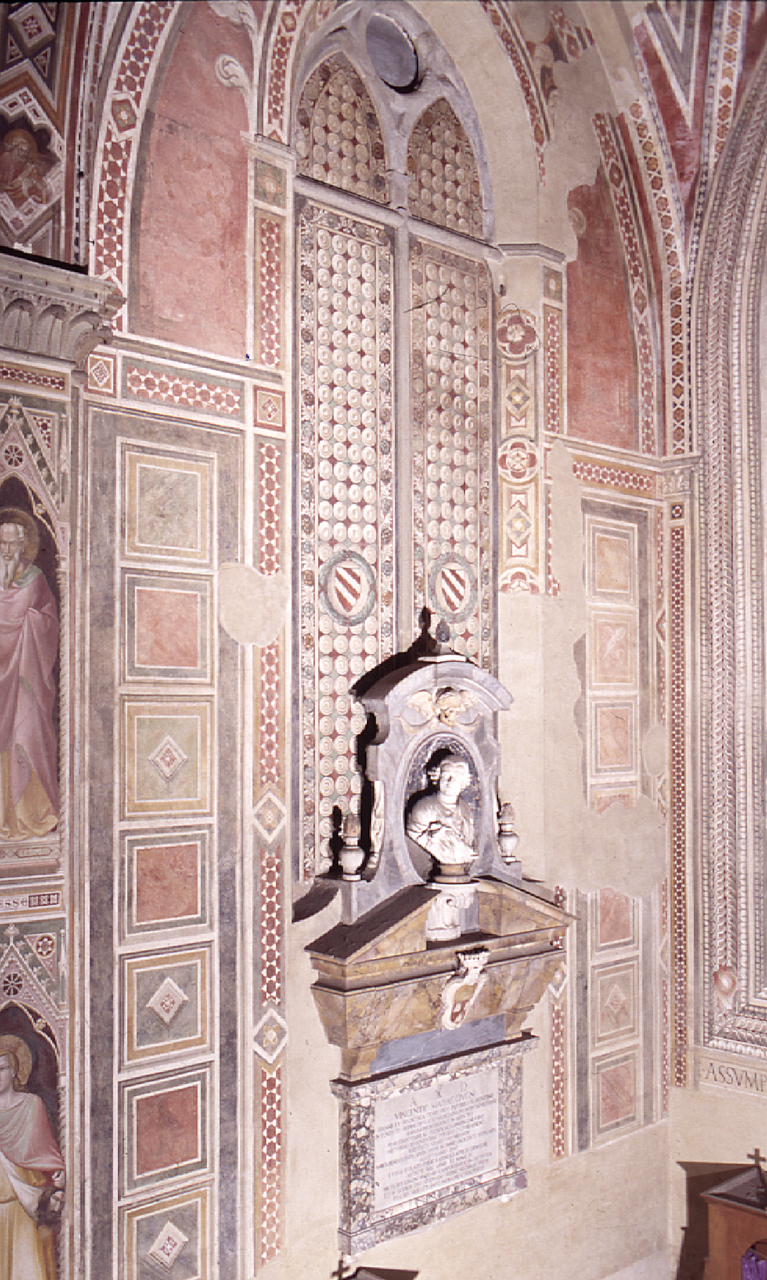 cornice architettonica, motivi decorativi (decorazione pittorica) di Gaddi Taddeo (secondo quarto sec. XIV)