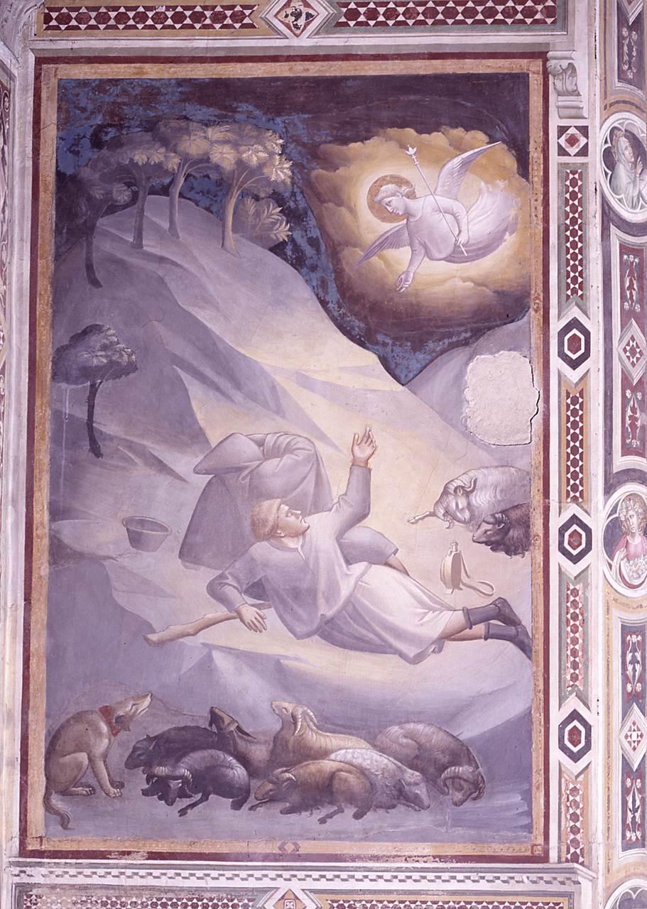 annuncio ai pastori (dipinto) di Gaddi Taddeo (secondo quarto sec. XIV)
