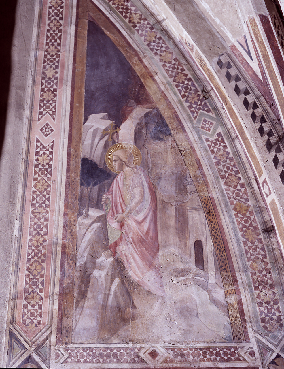 San Giovanni Battista nel deserto (dipinto) di Gaddi Agnolo (e aiuti) (sec. XIV)