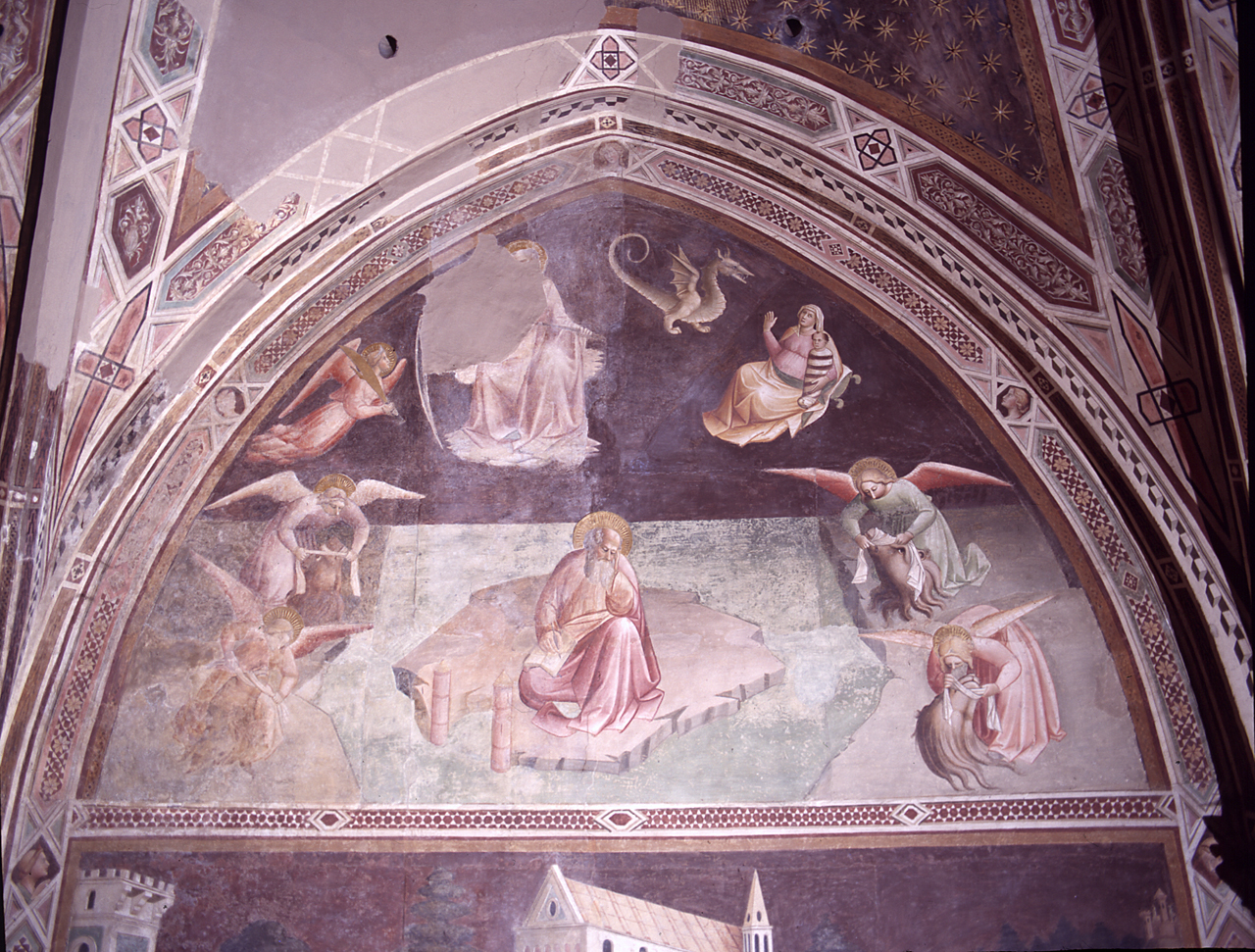 San Giovanni Evangelista in Patmos (dipinto) di Gaddi Agnolo (sec. XIV)