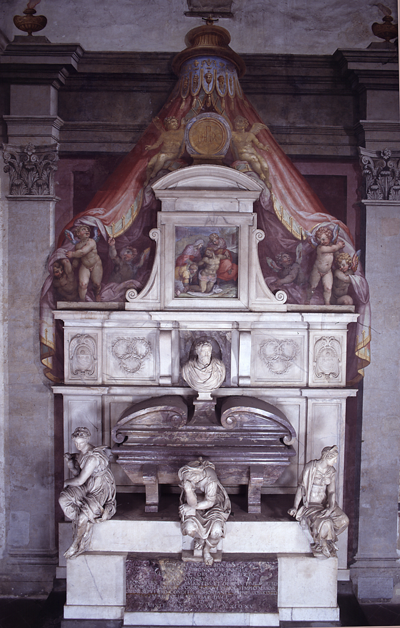 monumento funebre di Vasari Giorgio, Lorenzi Battista detto Battista del Cavaliere, Cioli Valerio, Bandini Giovanni detto Giovanni dell'Opera, Naldini Giovanni Battista (sec. XVI)
