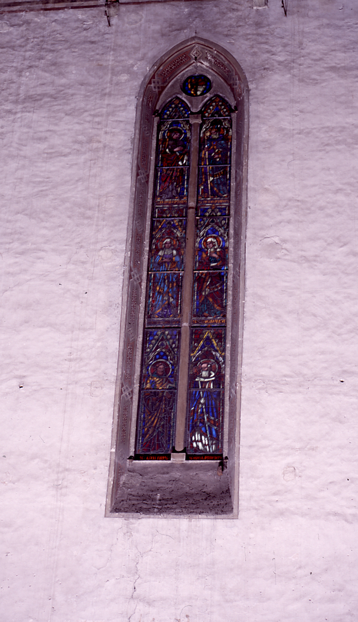 motivo decorativo (decorazione pittorica) - ambito fiorentino (prima metà sec. XIV)