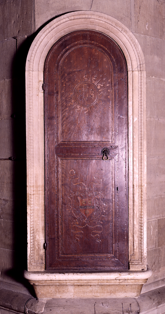 mostra di porta di Benedetto da Maiano (bottega) (sec. XV)