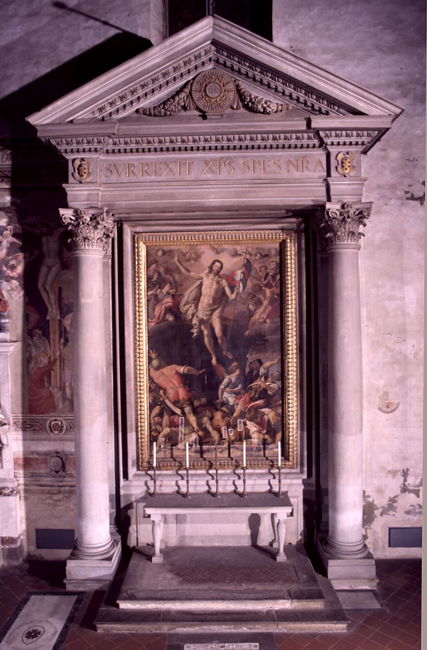 altare di Vasari Giorgio, Francesco da Sangallo detto Margotta - bottega fiorentina (sec. XVI)
