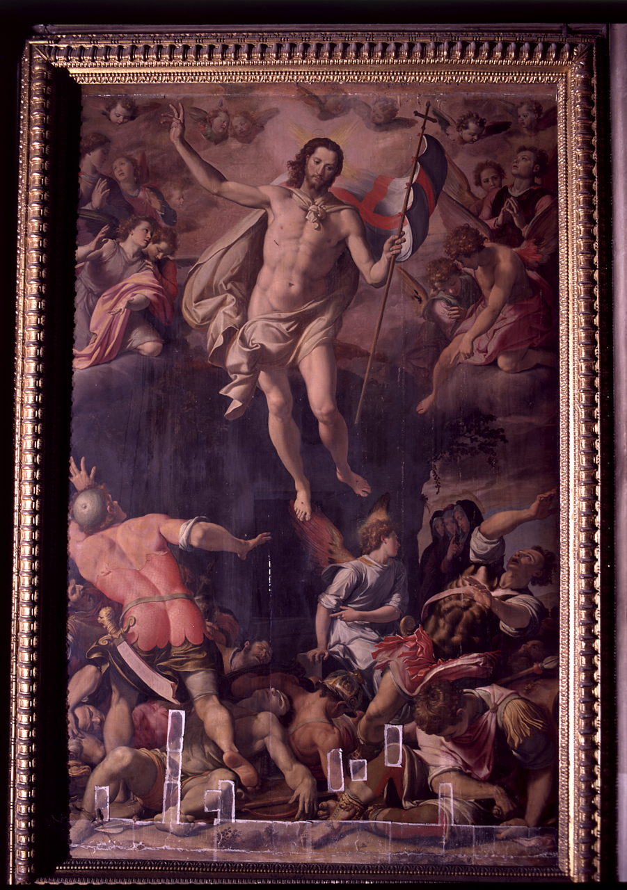 resurrezione di Cristo (dipinto) di Santi di Tito (sec. XVI)