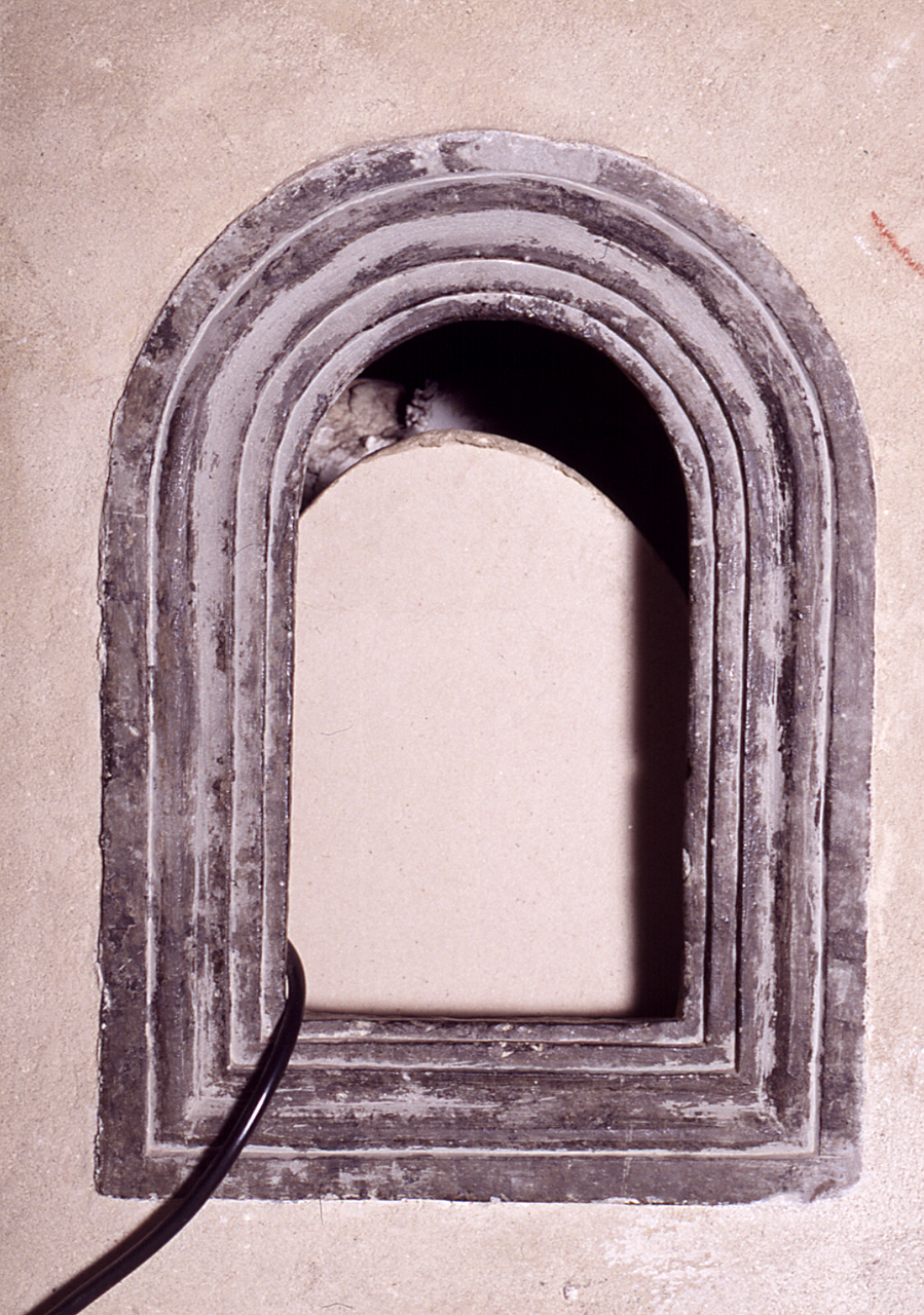 mostra di tabernacolo - a muro - bottega fiorentina (seconda metà sec. XV)