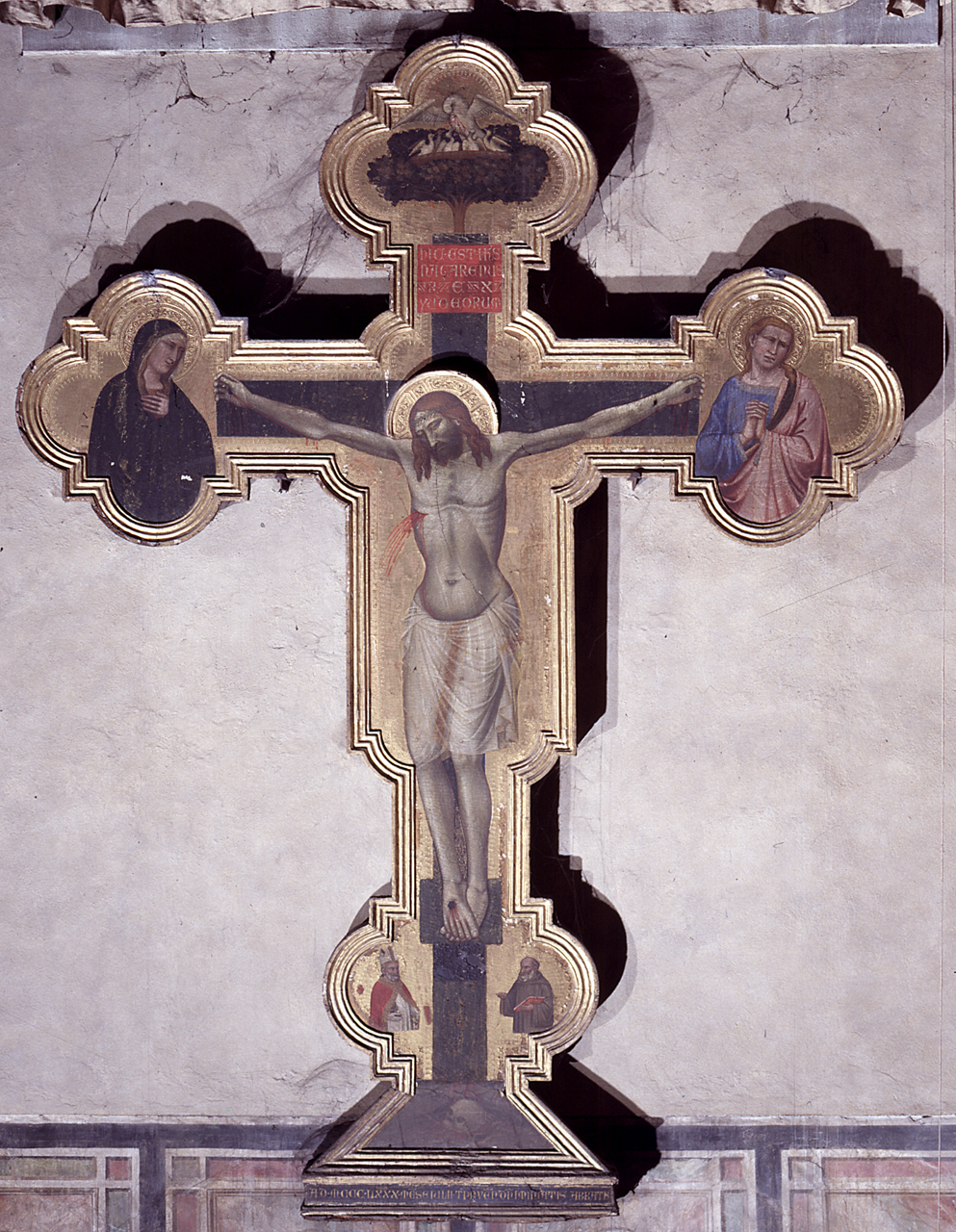 Cristo crocifisso (croce dipinta) di Gerini Niccolò di Pietro, Nelli Pietro (sec. XIV)