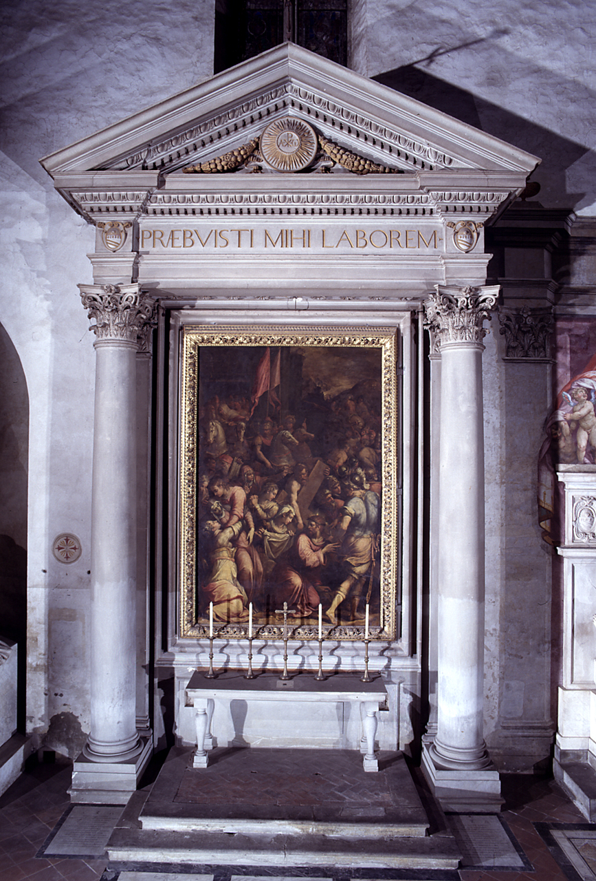altare di Vasari Giorgio, Francesco da Sangallo detto Margotta - bottega fiorentina (sec. XVI)