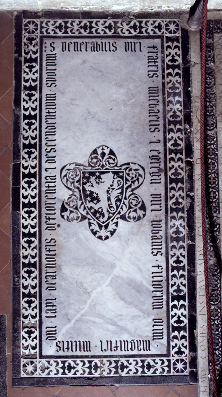 stemma gentilizio della famiglia Arnolfi (lastra tombale) - bottega fiorentina (primo quarto sec. XV)