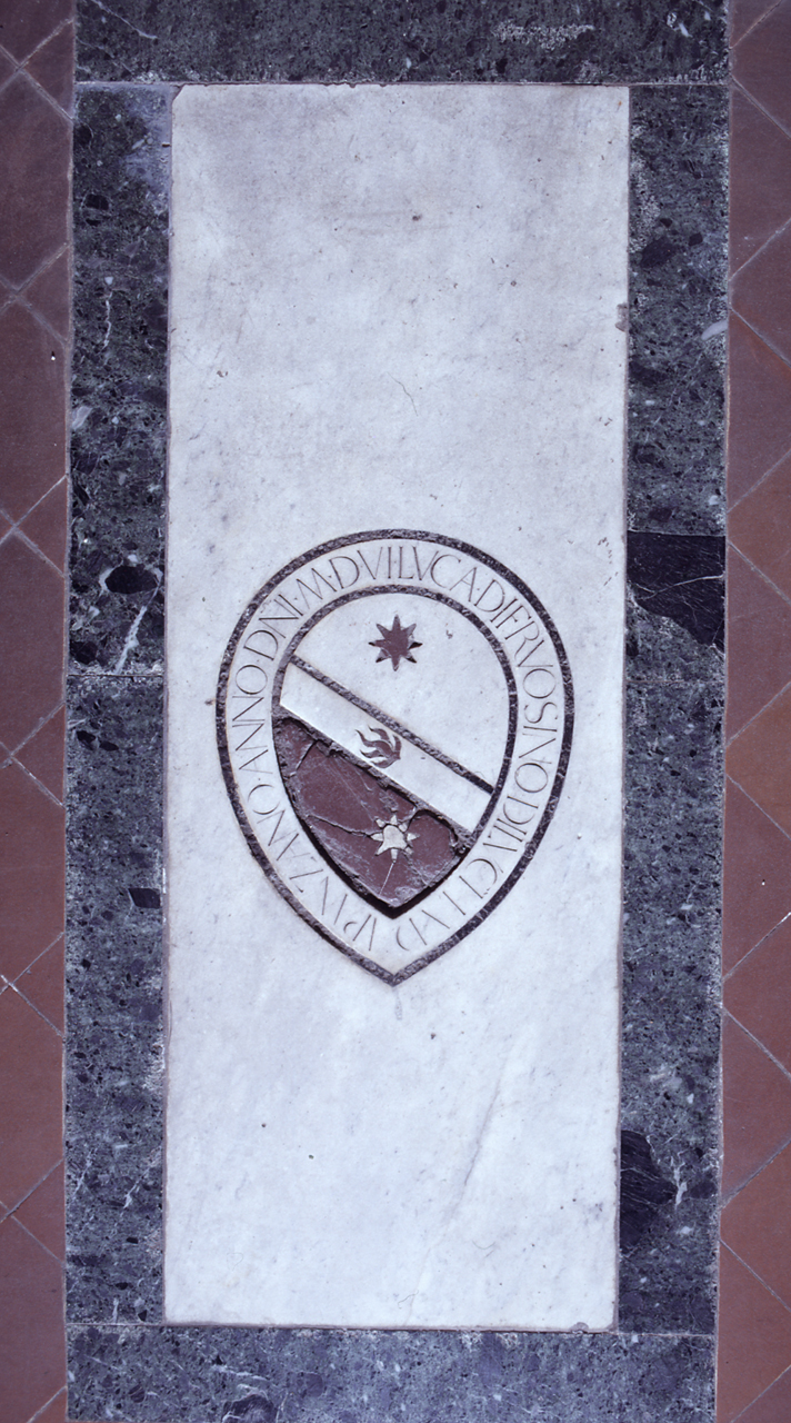 stemma gentilizio di Frosino Di Luca (lastra tombale) - bottega fiorentina (sec. XVI)