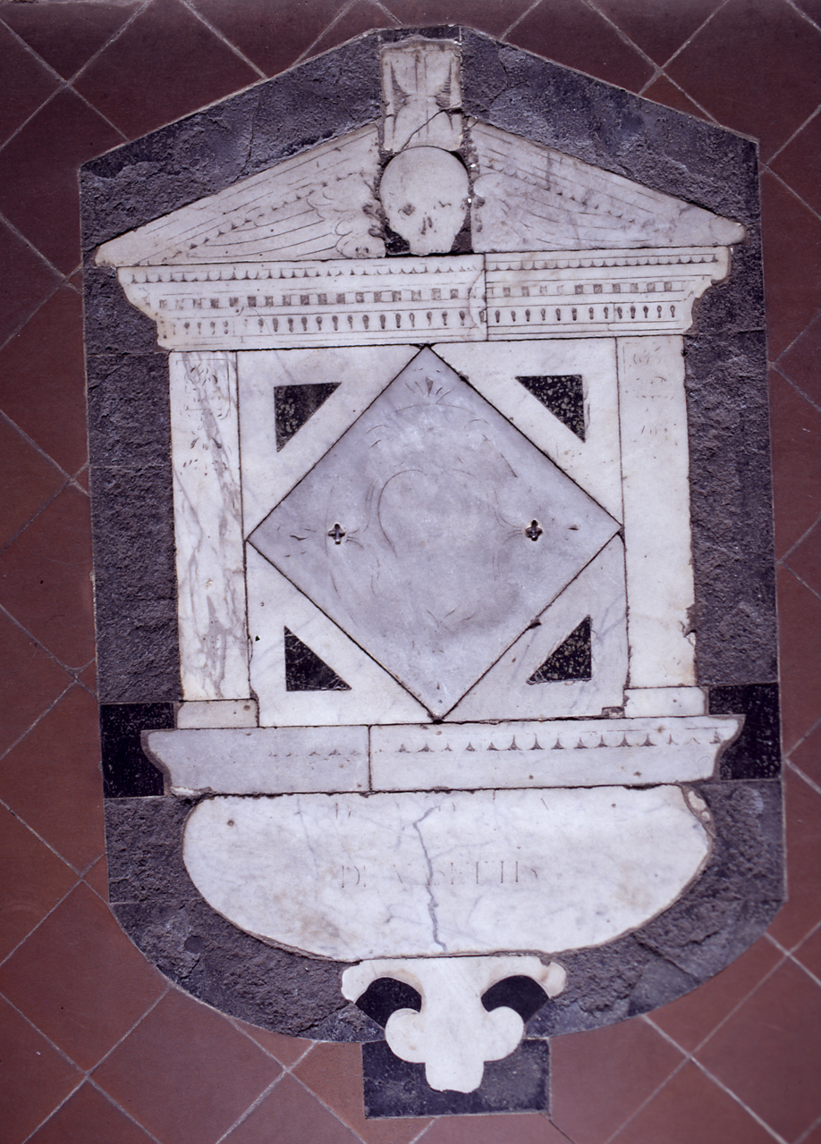 lastra tombale - bottega fiorentina (sec. XVI)