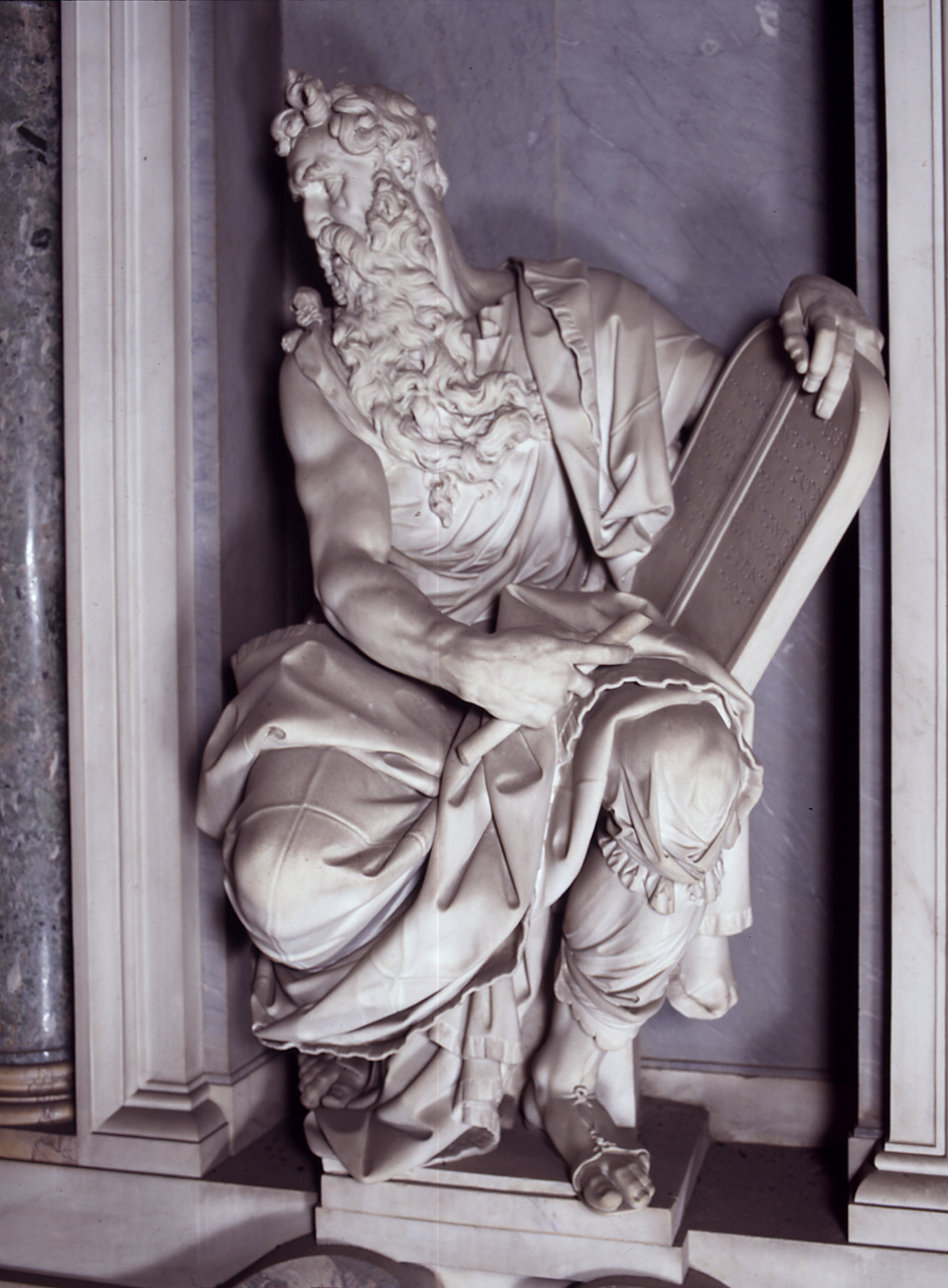 Mosè (statua) di De Francqueville Pierre detto Pietro Francavilla (sec. XVI)