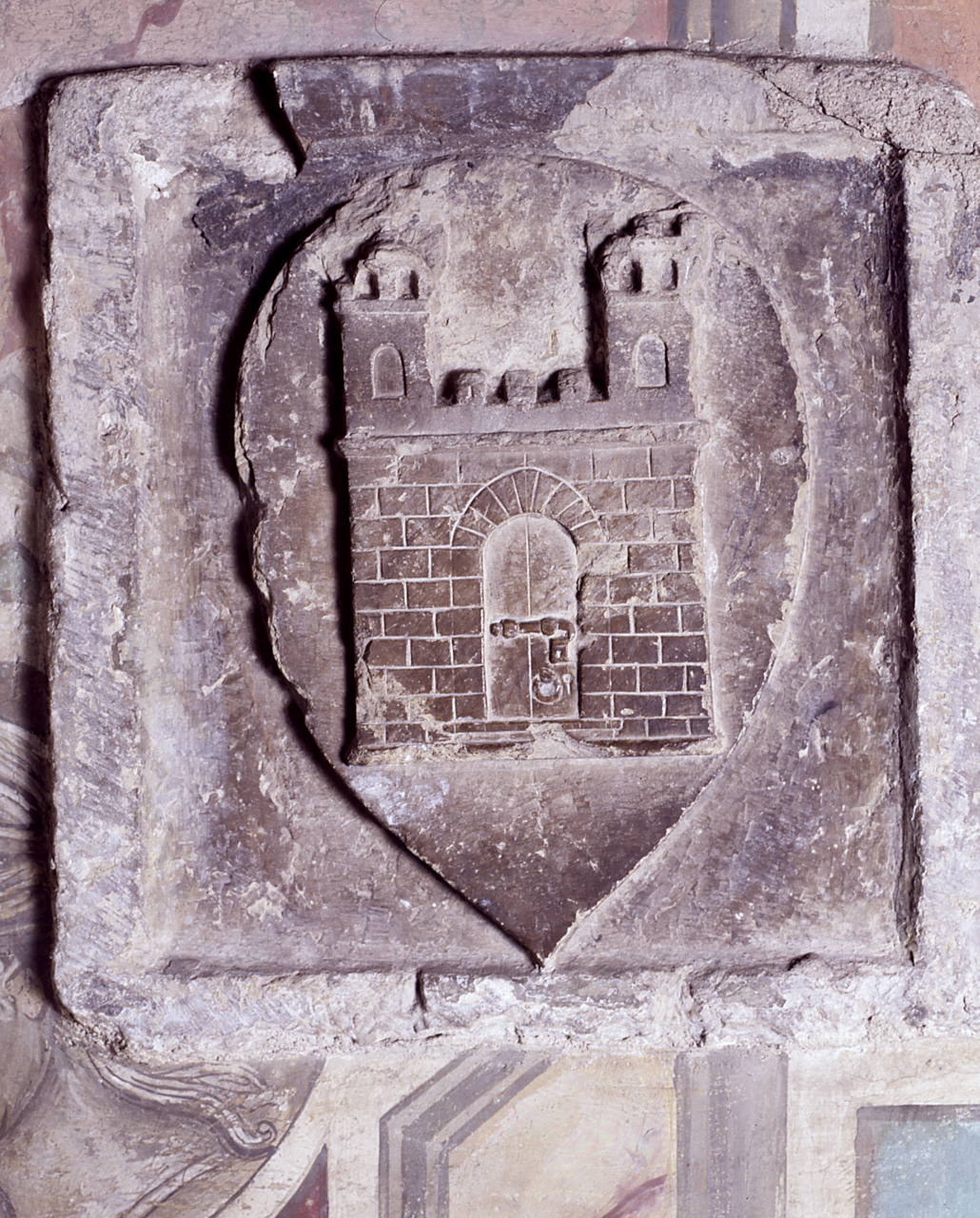 stemma gentilizio della famiglia Castellani (rilievo) - bottega fiorentina (sec. XIV)