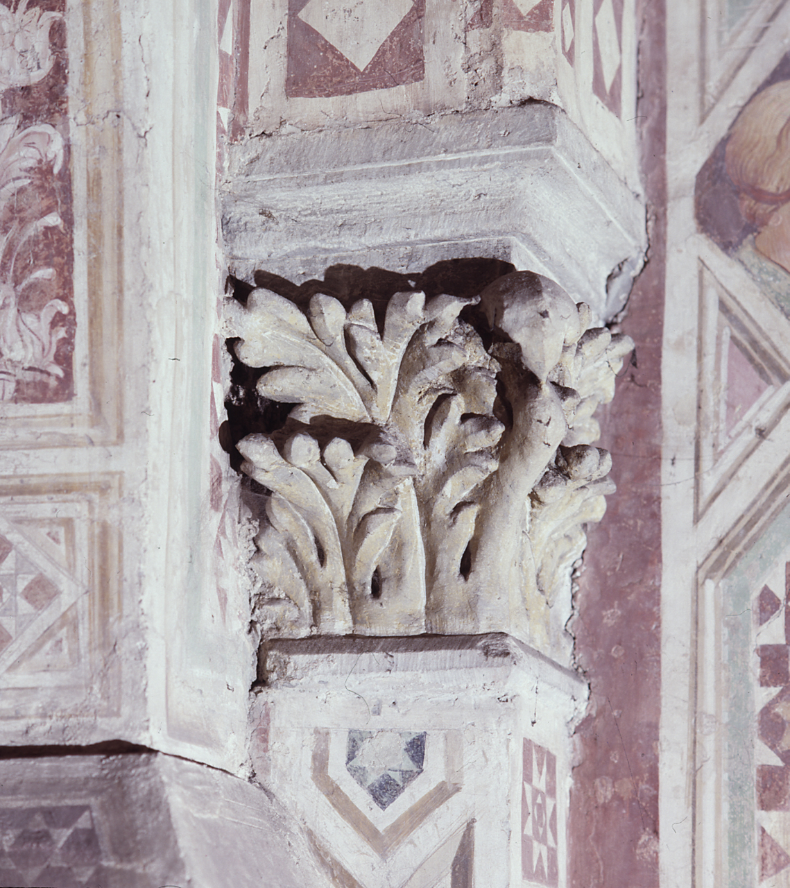 capitello, serie - bottega fiorentina (ultimo quarto sec. XIV)