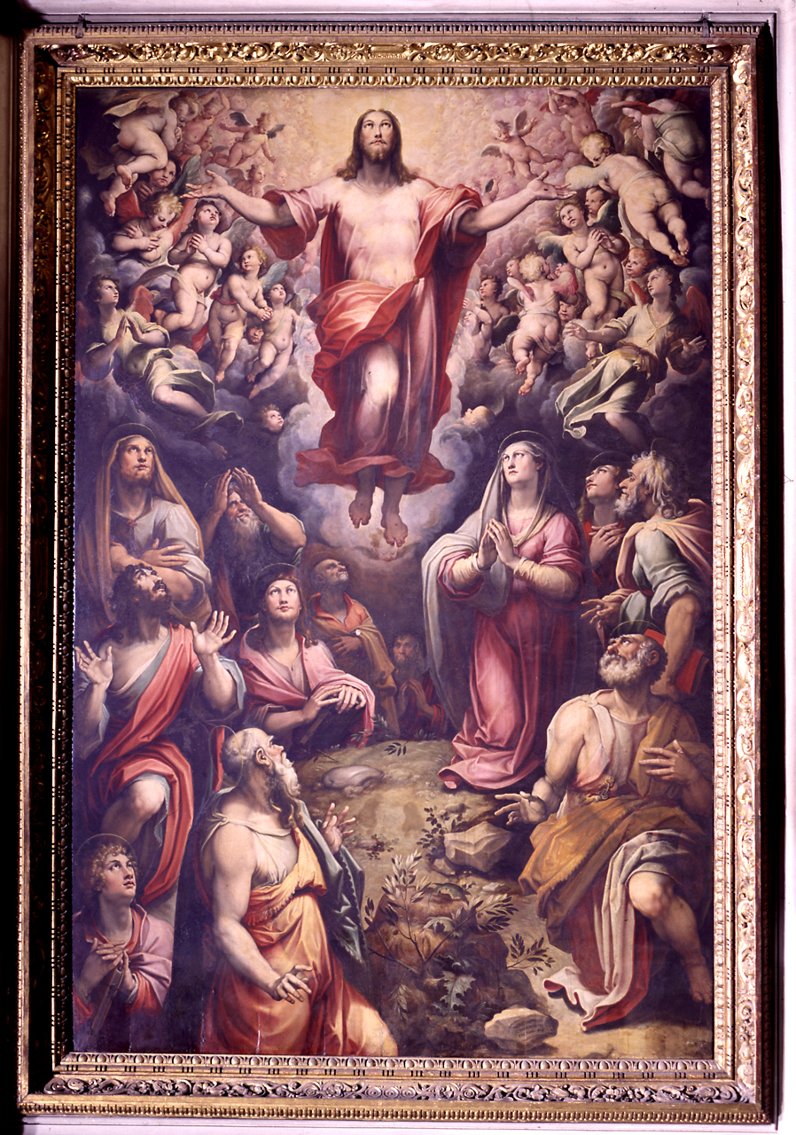 ascensione di Cristo (dipinto) di Van der Straet Jan detto Giovanni Stradano (sec. XVI)