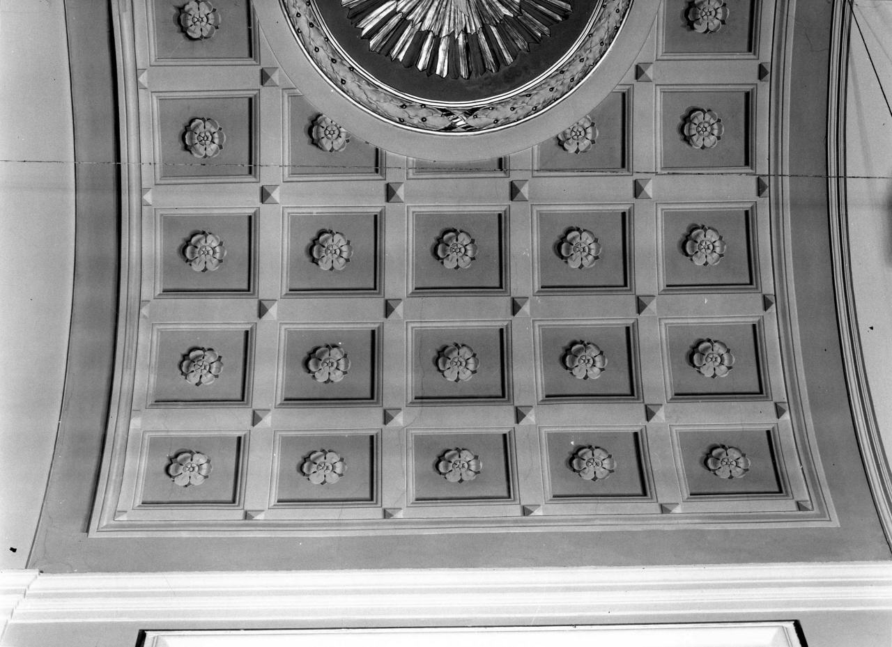 motivi decorativi a cassettoni (soffitto dipinto, complesso decorativo) - manifattura toscana (sec. XVIII)