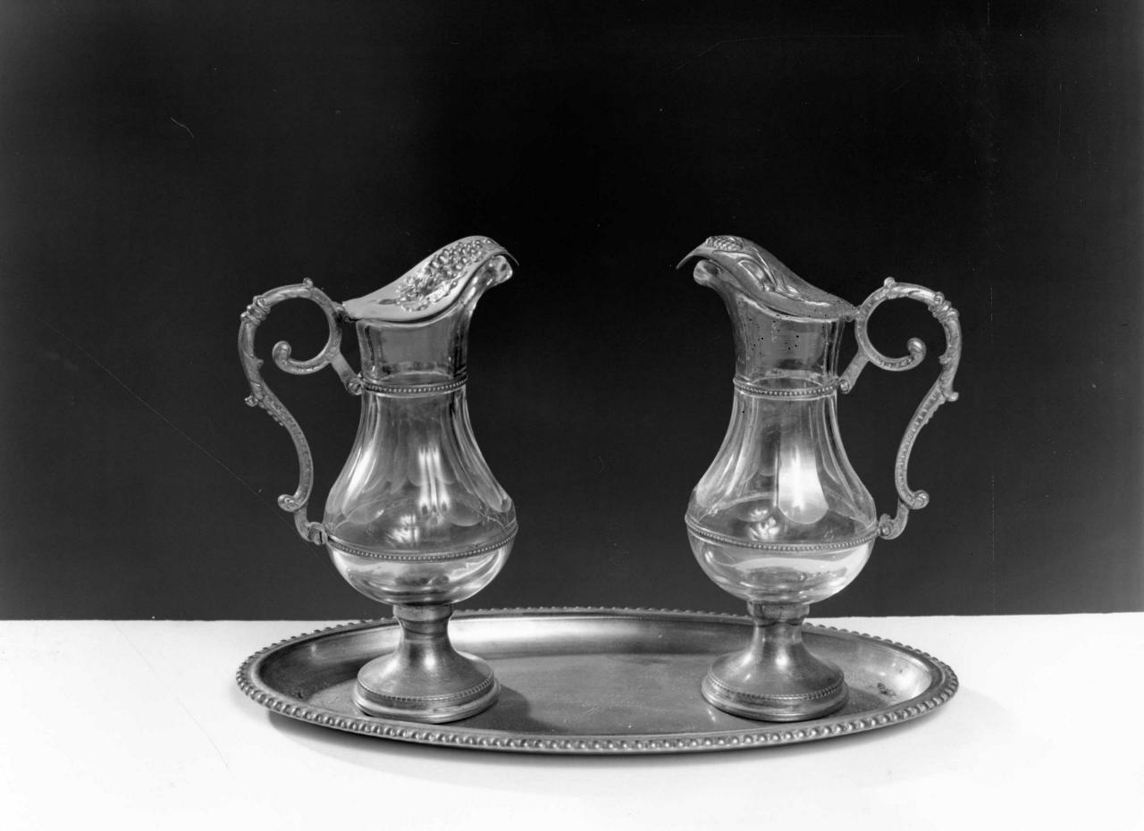 servizio di ampolline, insieme - manifattura toscana (sec. XX)