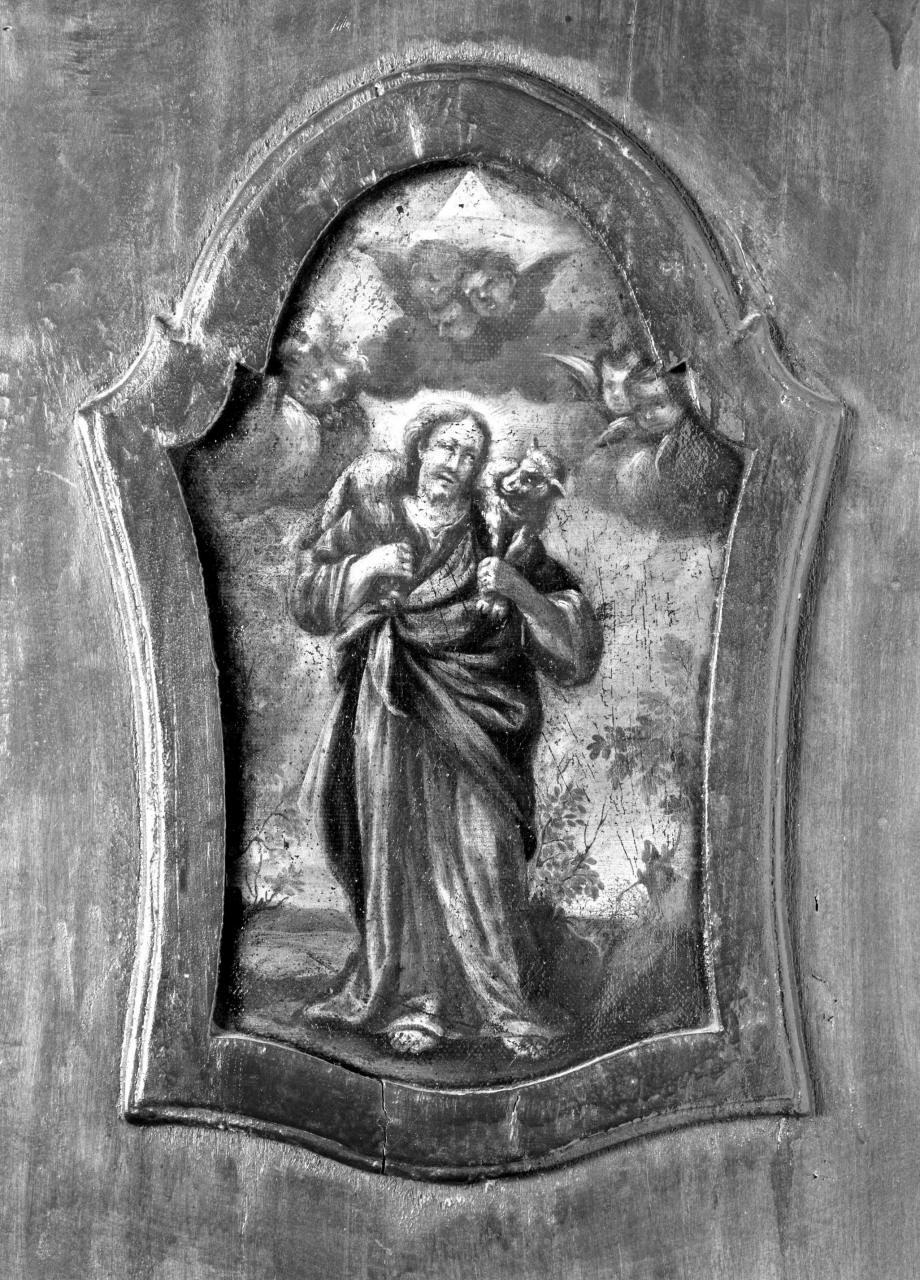 Cristo Buon Pastore (dipinto, elemento d'insieme) - ambito toscano (seconda metà sec. XVIII)