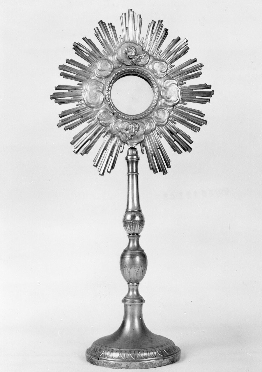 ostensorio - a raggiera - bottega toscana (sec. XIX)