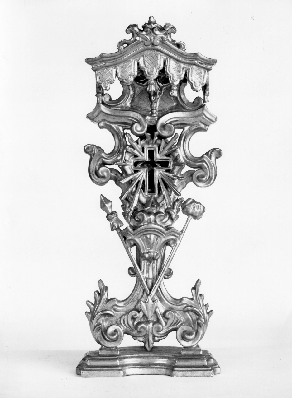 reliquiario - a ostensorio - bottega toscana (fine sec. XVIII)
