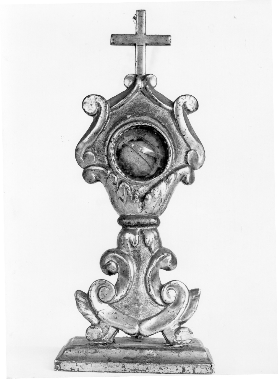 reliquiario - a ostensorio - bottega toscana (sec. XIX)