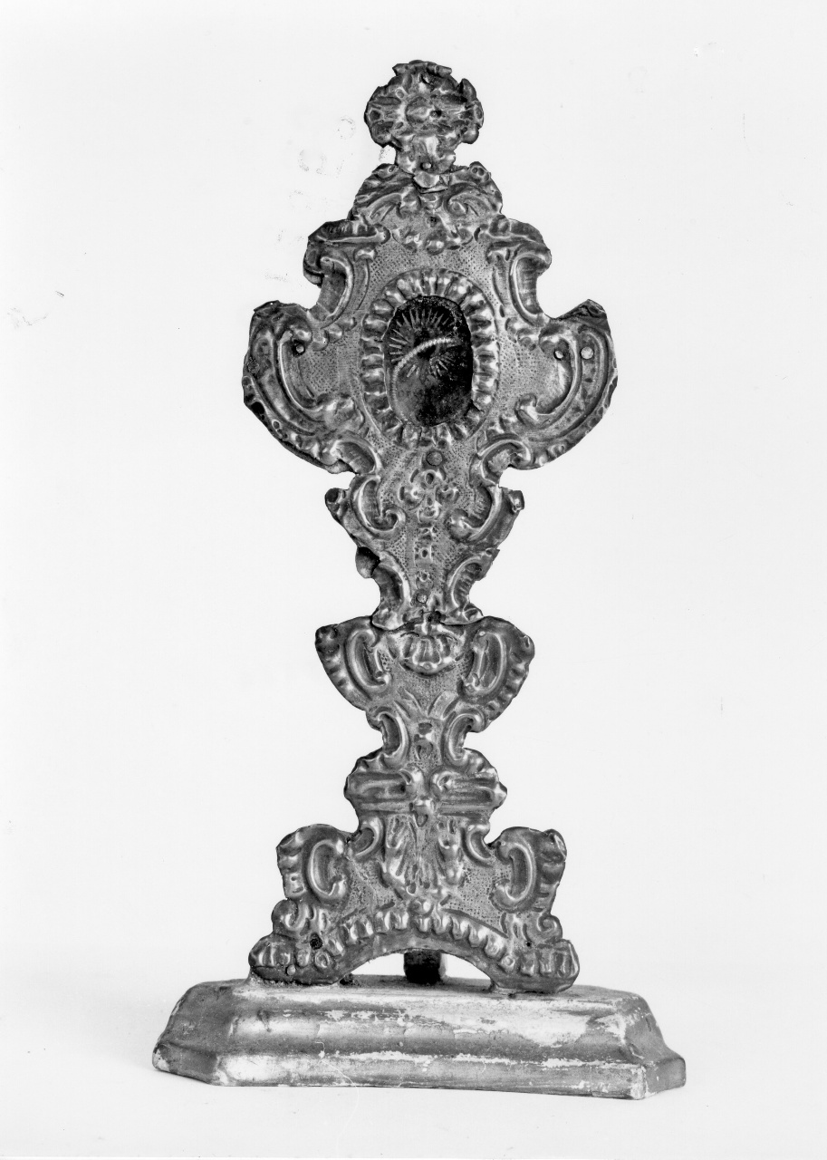 reliquiario - a ostensorio - bottega toscana (sec. XVIII)