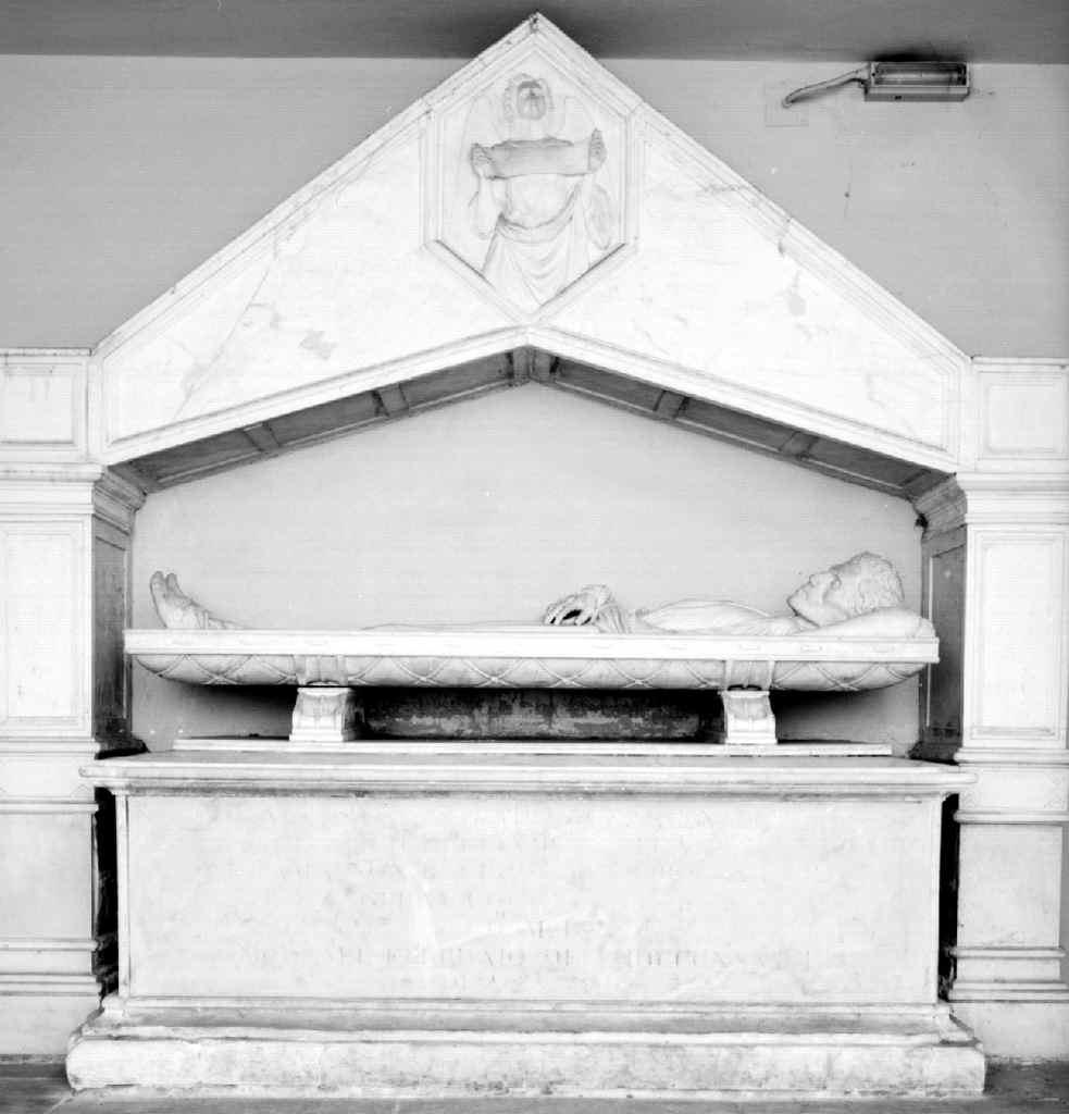 ritratto funebre di Giuseppe Sabatelli (monumento funebre - a edicola) di Cambi Ulisse (sec. XIX)