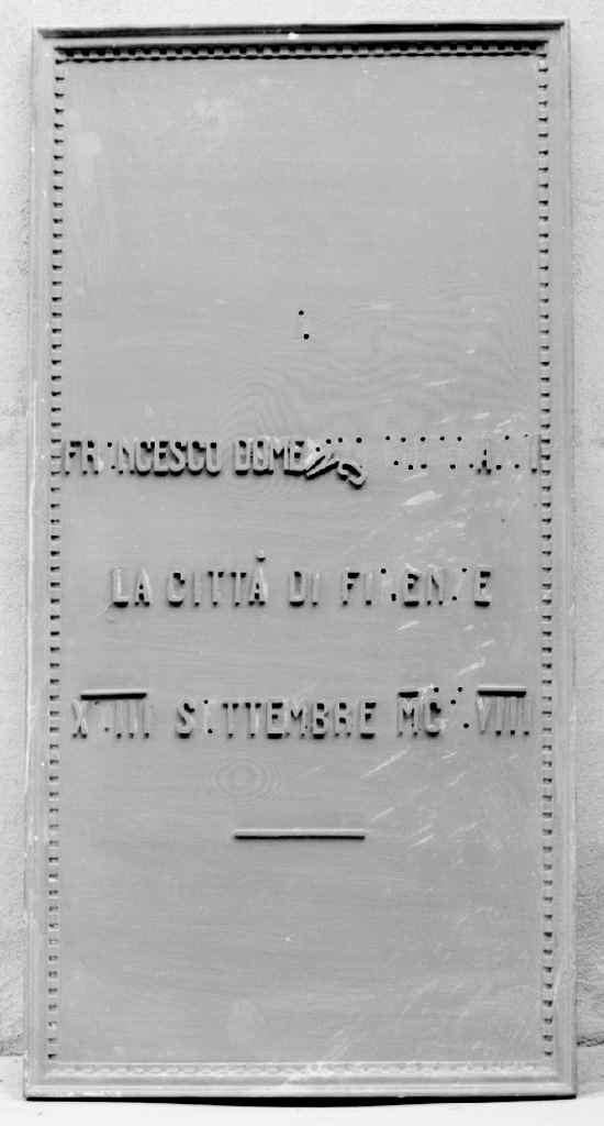 lapide, serie - produzione fiorentina (secc. XIX/ XX)