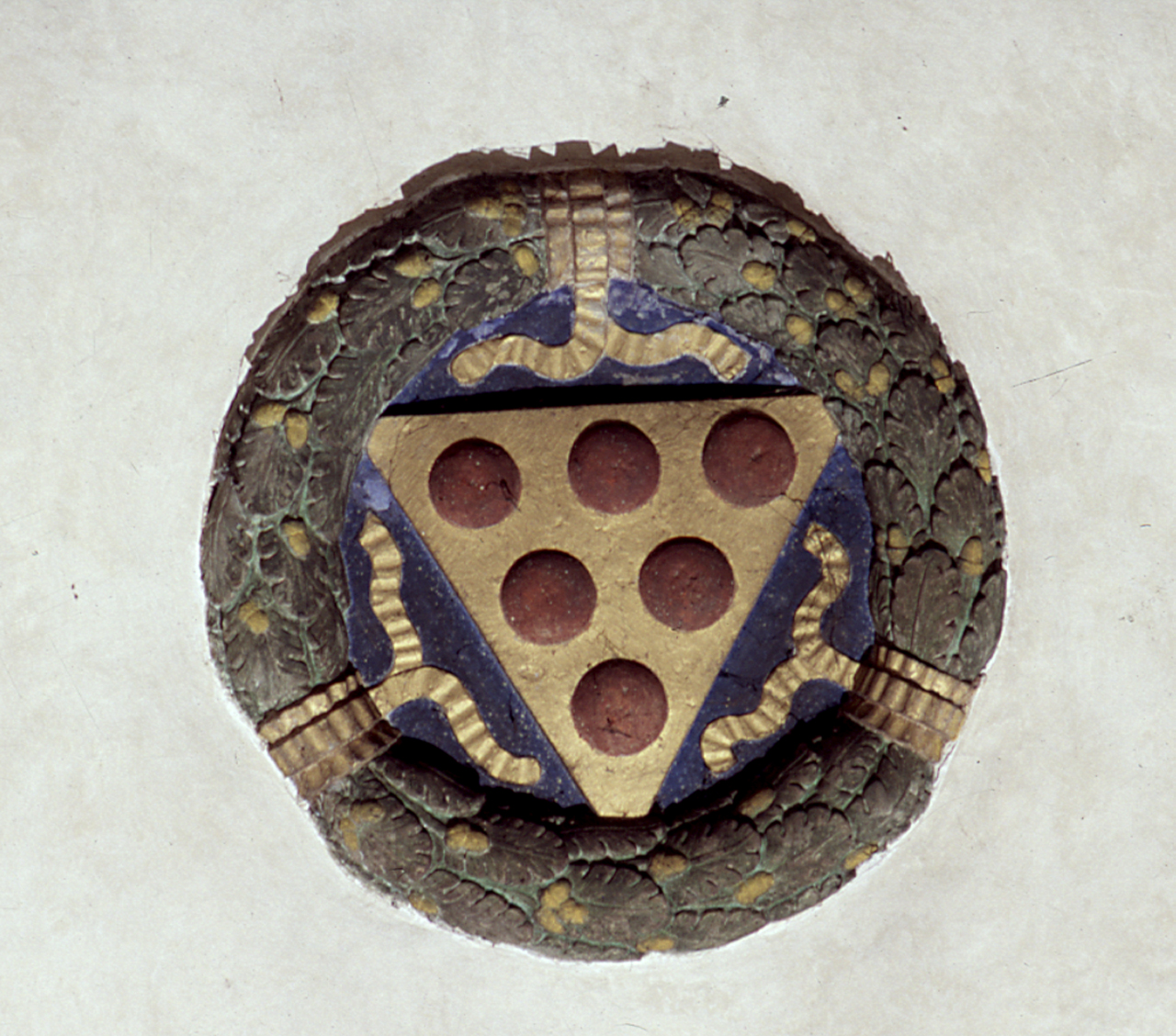 stemma gentilizio della famiglia Medici (rilievo) di Michelozzi Michelozzo (sec. XV)