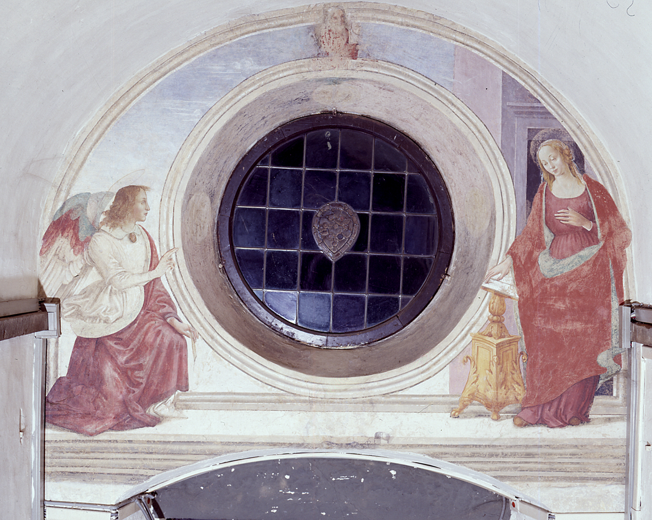 Annunciazione (dipinto) di Bigordi Davide detto Davide Ghirlandaio (sec. XV)
