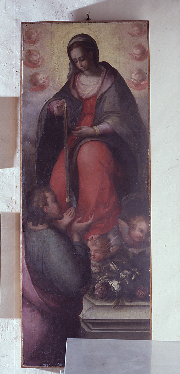 Madonna della Cintola (dipinto) di Fei Alessandro detto Alessandro del Barbiere (sec. XVI)