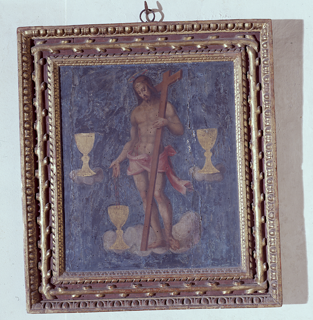 Cristo risorto (?) (dipinto) di Vannucci Pietro detto Perugino (cerchia) (secc. XV/ XVI)