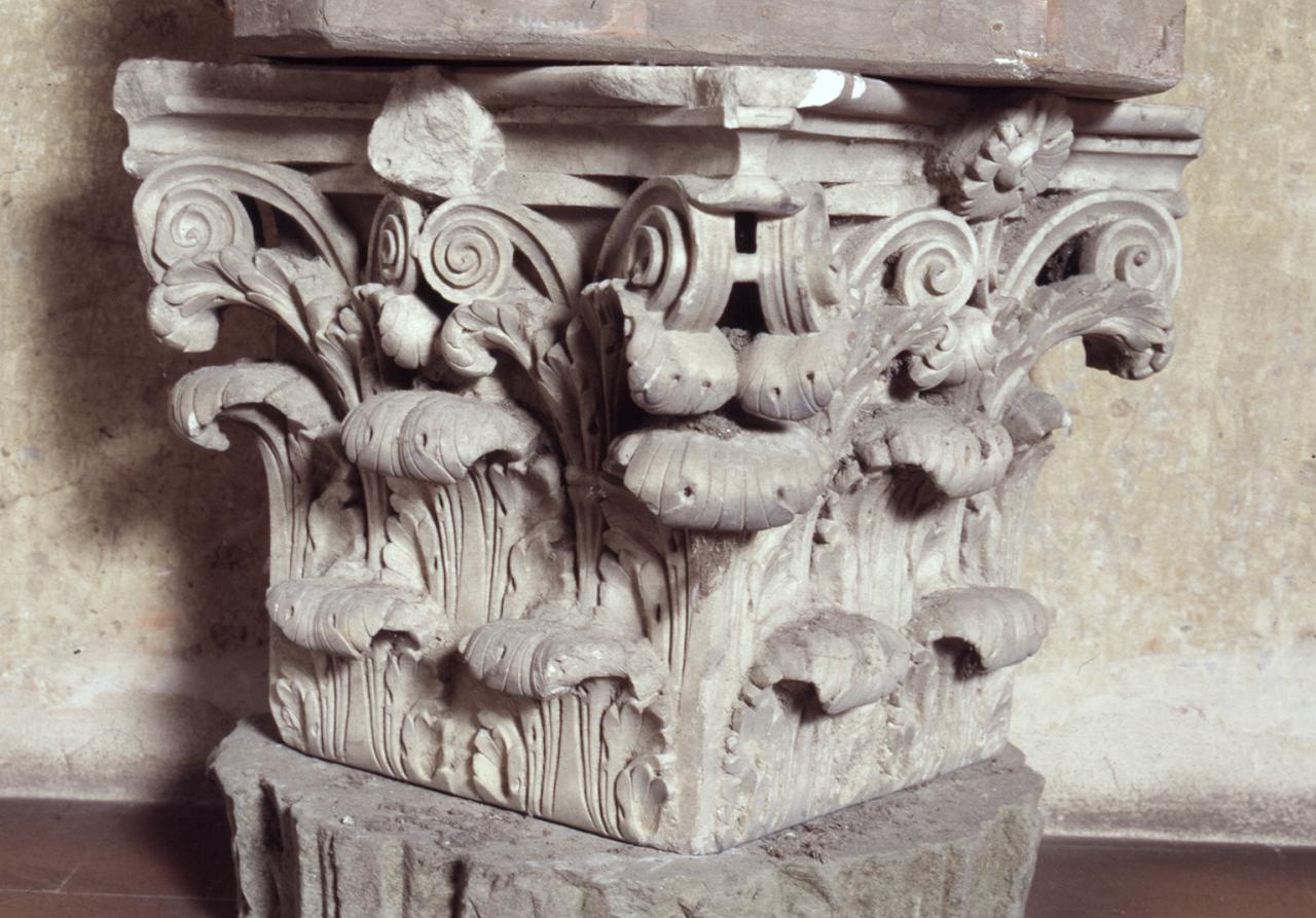 capitello corinzio - bottega fiorentina (sec. XV)