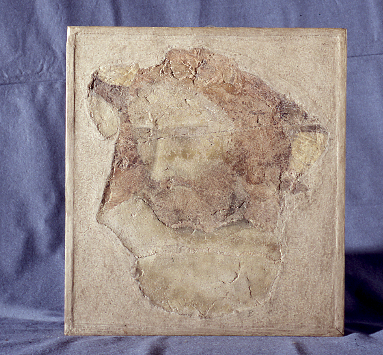 volto di Cristo (dipinto, frammento) - ambito fiorentino (prima metà sec. XIV)