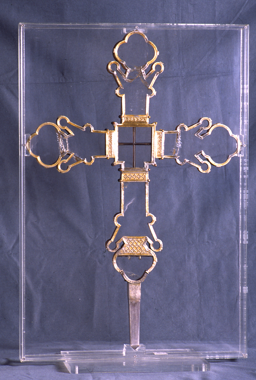 reliquiario - a croce di Bertuccio da Venezia (inizio sec. XIV)