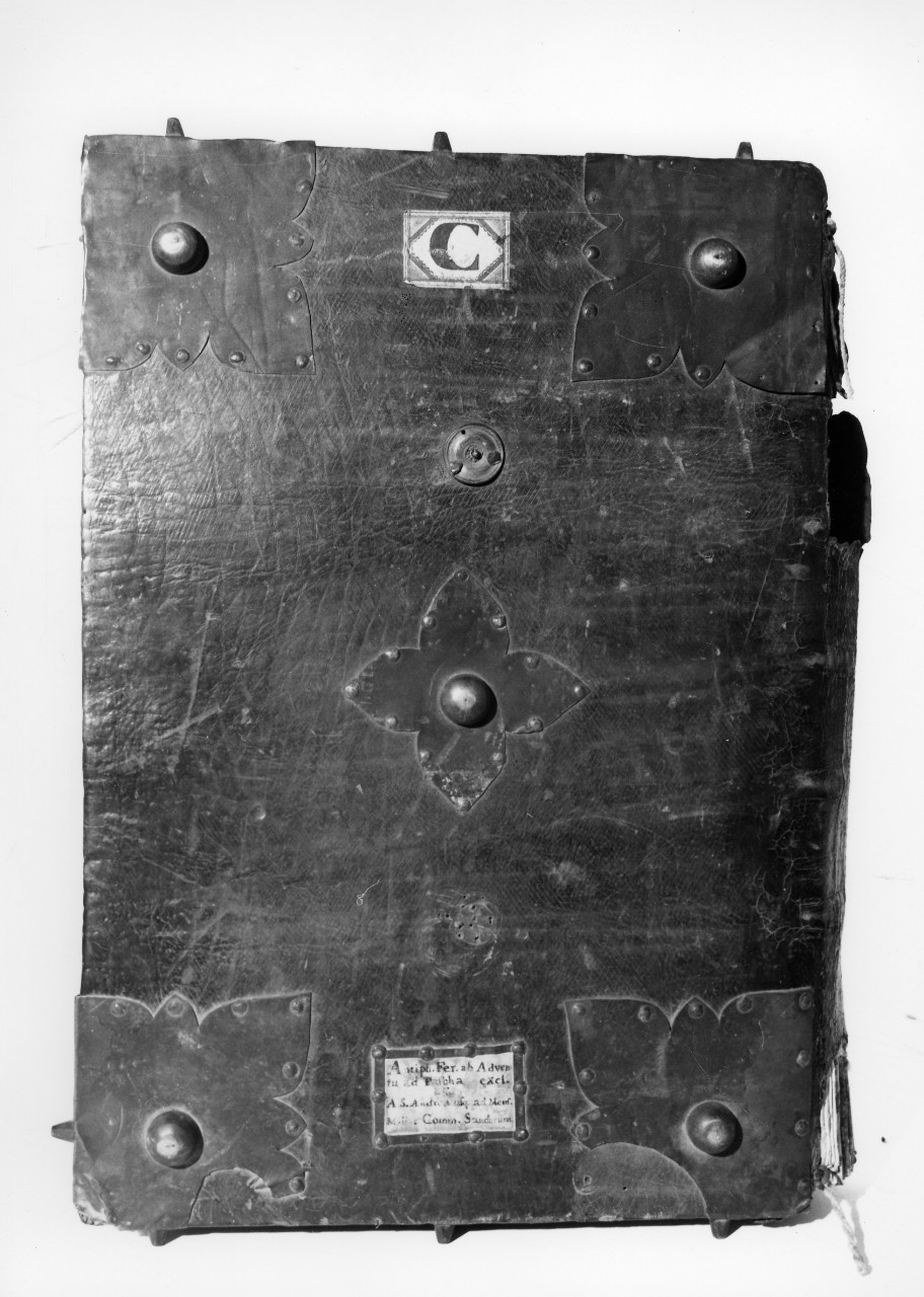 coperta di libro liturgico - bottega italiana (sec. XVI)