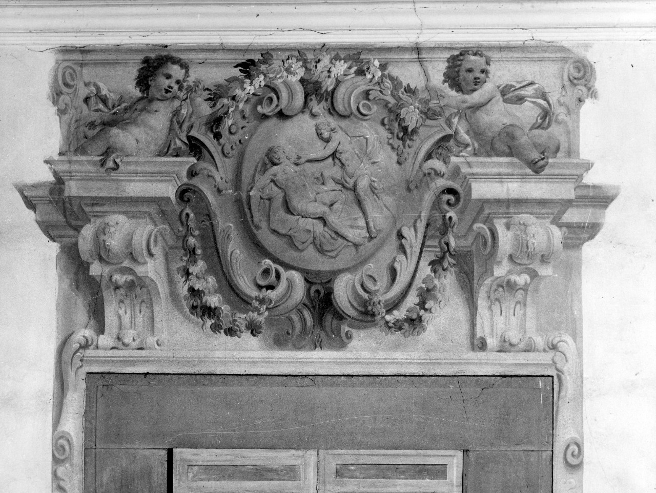 architettura illusionistica (mostra di porta) di Dandini Pietro (bottega) (sec. XVII)