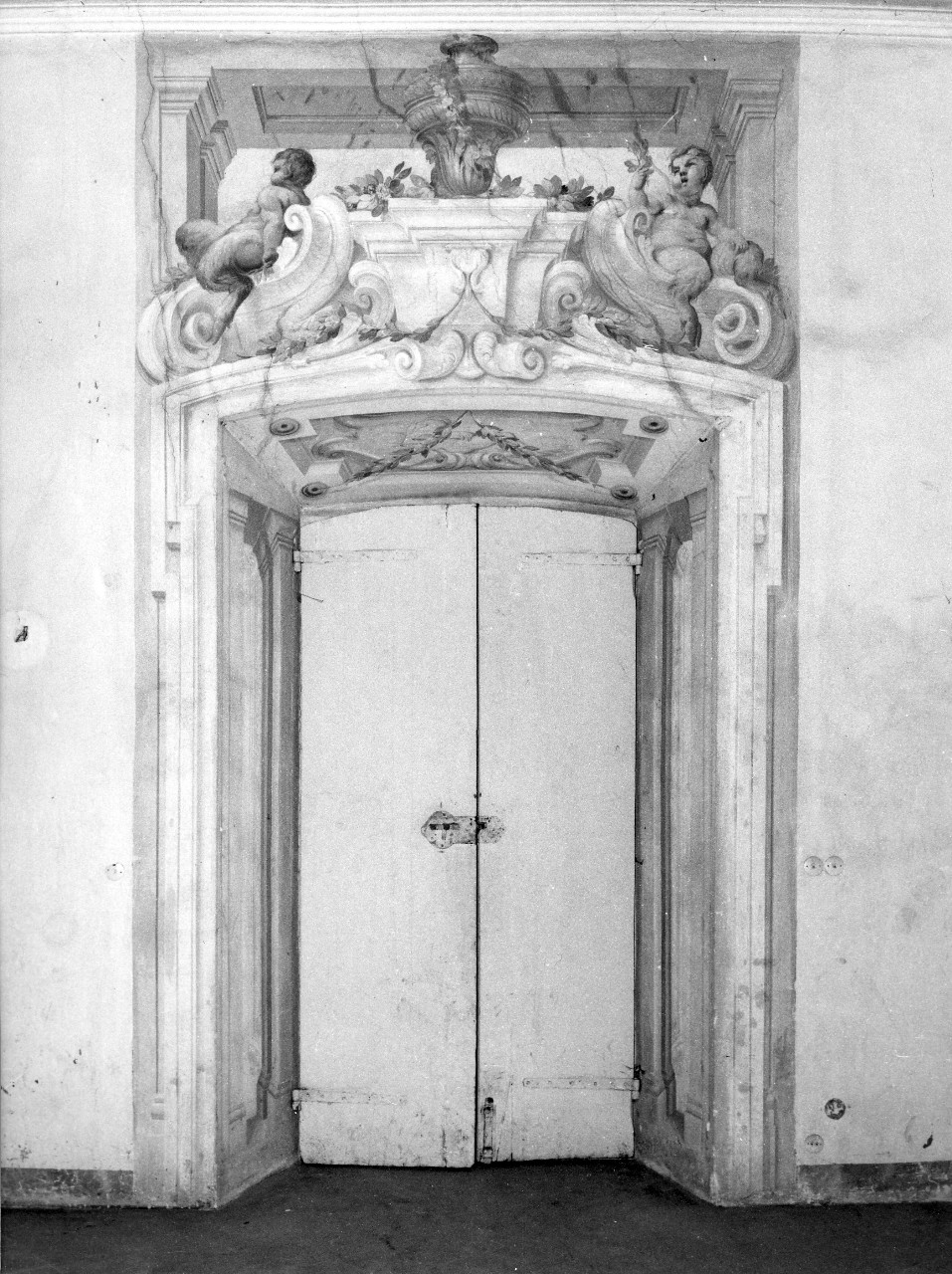 architettura illusionistica (sovrapporta, pendant) di Dandini Pietro (bottega) (sec. XVII)